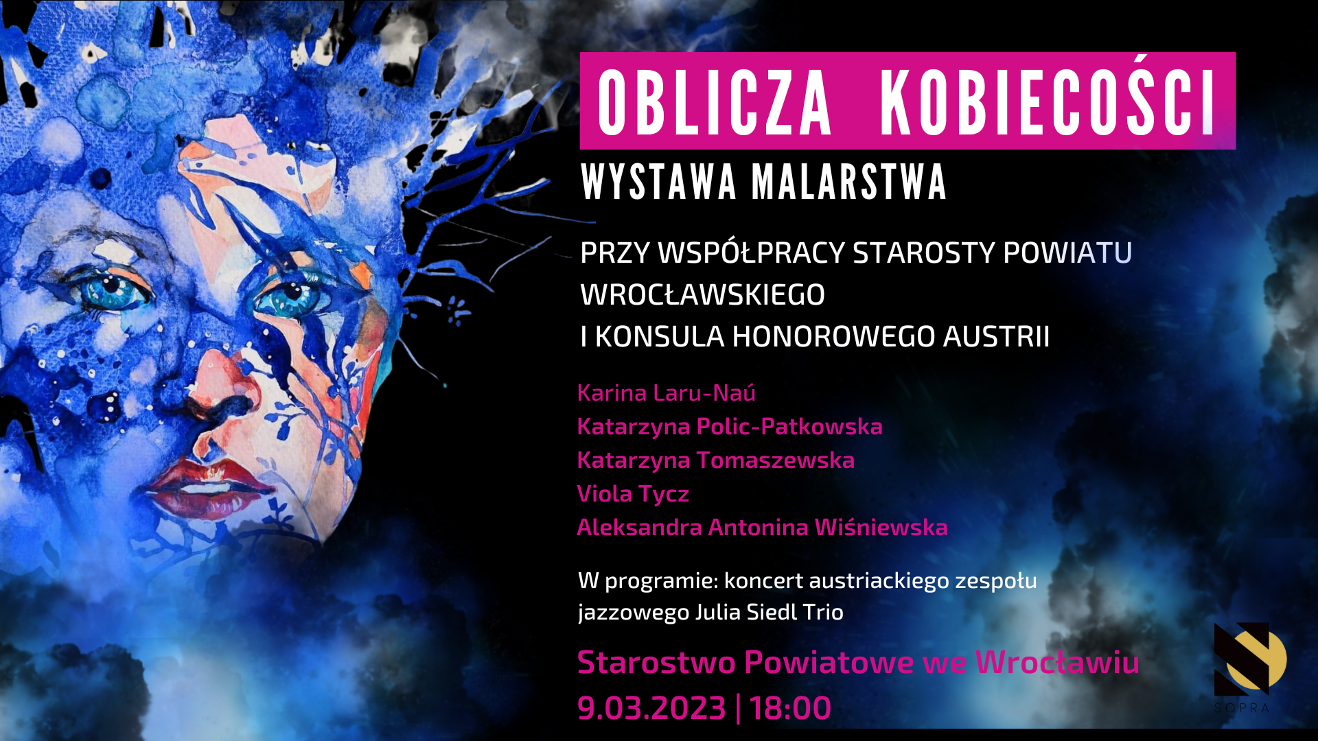 Oblicza kobiecości - wystawa malarska